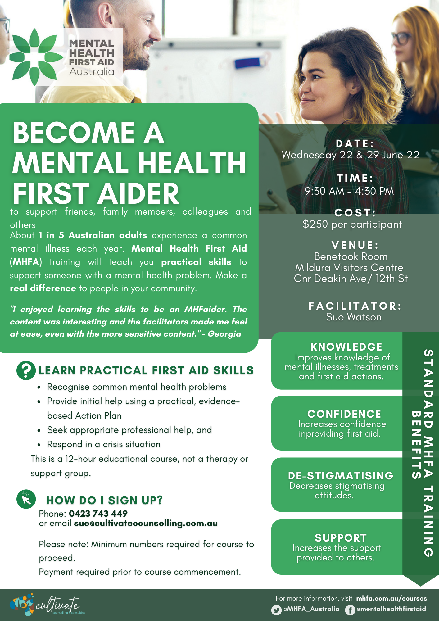 become-a-mental-health-first-aider-cultivate-counselling